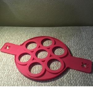 Wholesale LFGB Custom Pancake Mold Silicone Pink With FDA OEM For Kitchen Cooking from china suppliers