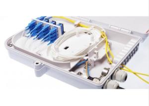 Wholesale ABS Waterproof Fiber Optic Termination Box 16 Port For FTTX Network Building from china suppliers