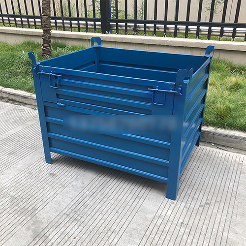 Customized Q235 Steel Metal Storage Cage Efficient Inventory Management