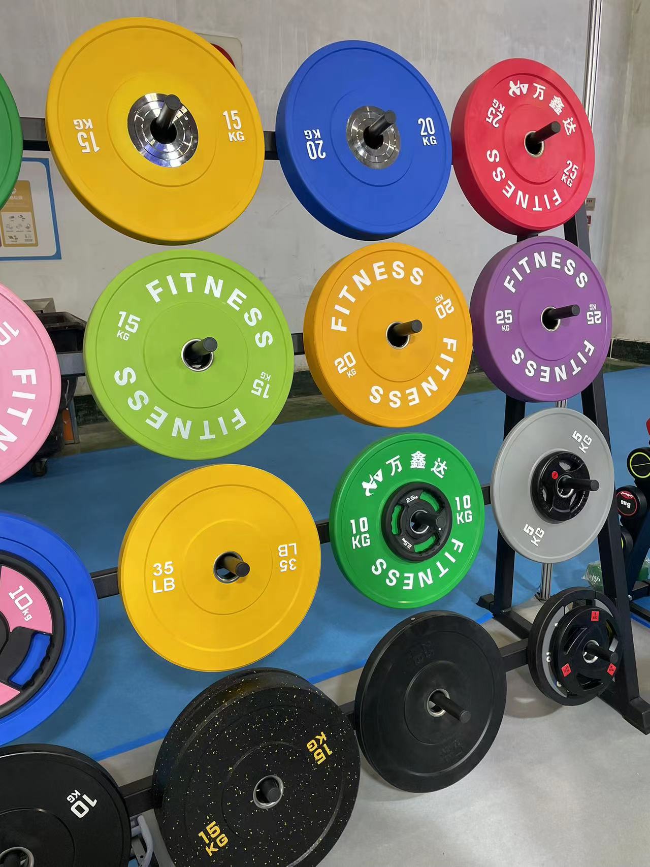Wholesale High Quality Silver Chrome Plate Cast Iron Barbell Home Gym Equipment Barbell with Weight Plates Set