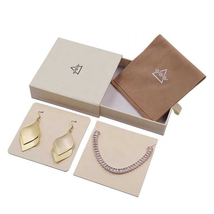Pancific Leather Square Jewelry Gift Boxes For Women Flocking Blister Inside
