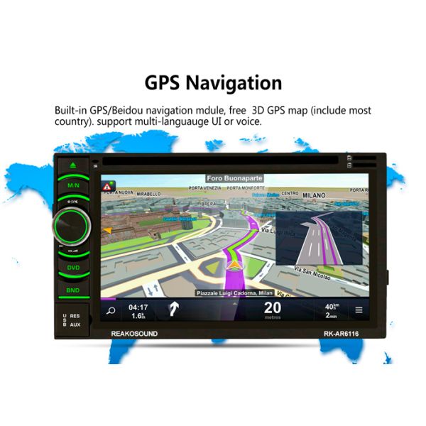 Full Touch Car 2din Stereo 6.5 Inch Android Auto Head Unit Digital Screen