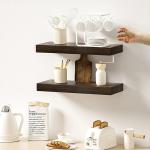 Floating Wall Mounted Wooden Shelves Ledges For Bedroom Living Room Bathroom