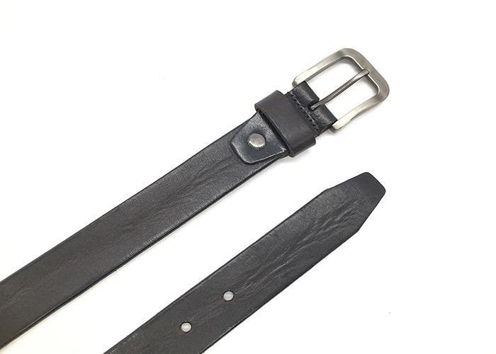 Real Leather Causal Dress Belt For Men With Classic Single Prong Buckle 100-140cm Length