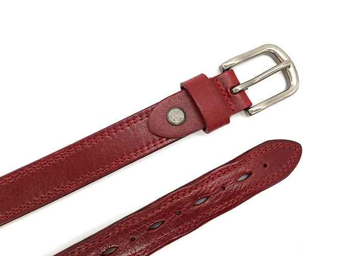 2.5cm Women's Fashion Leather Belts For Jeans Pants ，Anquite Silver Pin Buckle