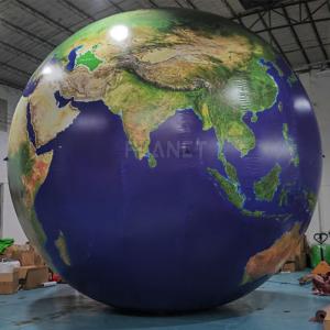 Wholesale Advertising Inflatable Earth Decoration Earth Ball Lighting Planet Balloon With LED Light from china suppliers