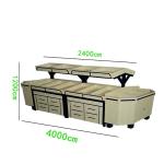 Convenience Store Fruit And Vegetables Shelves Supermarket Rack