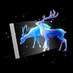 Transparent P6 DC5V WE1314RGB-IC Outdoor LED Film Display For Hoisting/Affixed