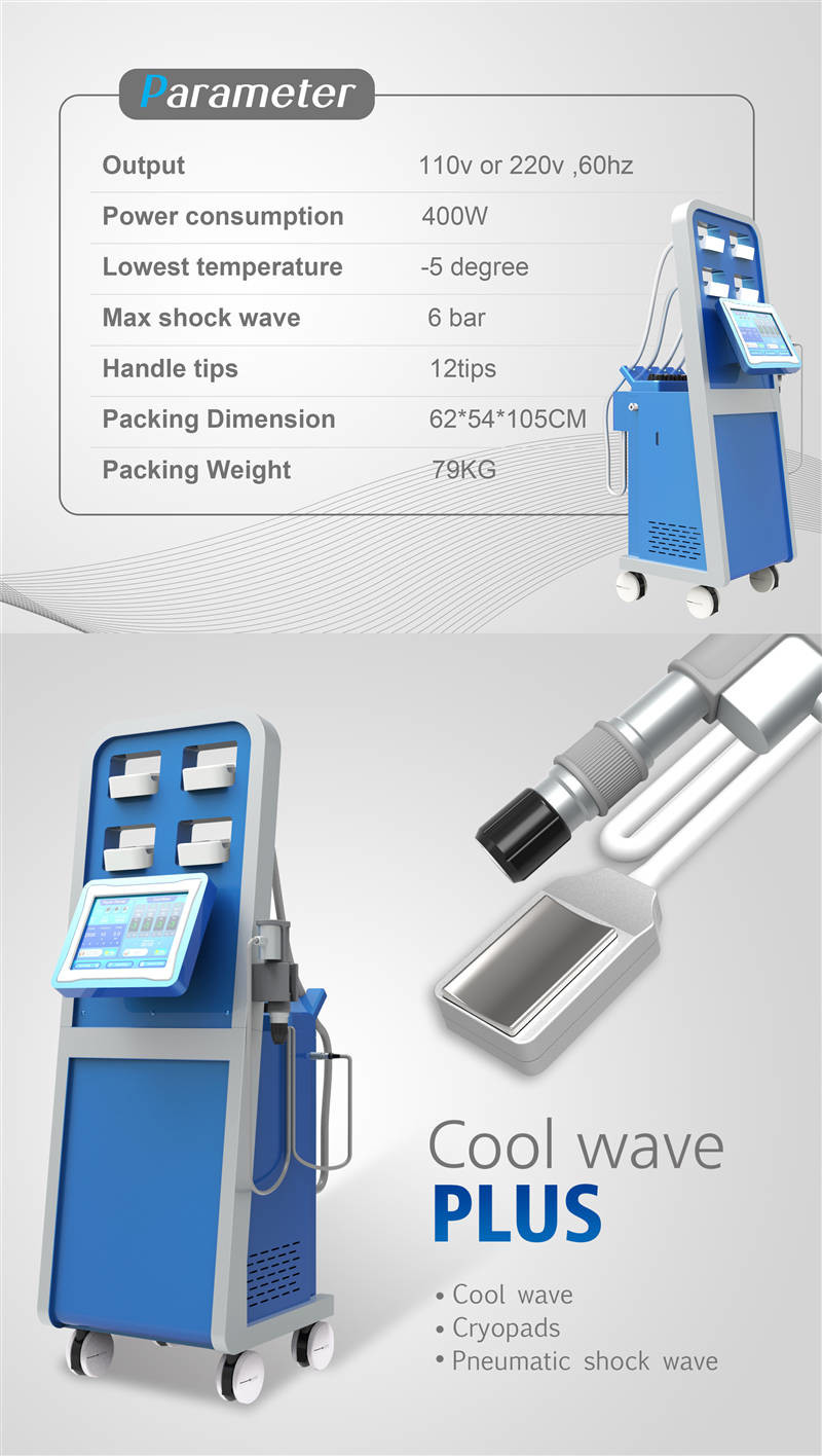 4 cool pads Cryolipolysis Portable Fat Freezing Air Pressure therapy Machine , Noninvasive Body Slimming Machine