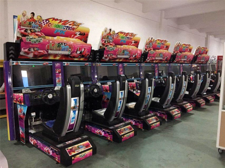 500W Outrun Arcade Racing Game Machine For Teenager And Adults