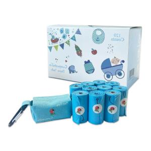 Wholesale Corn Starch Flat Top Compostable Nappy Sacks Retail Box Packed from china suppliers