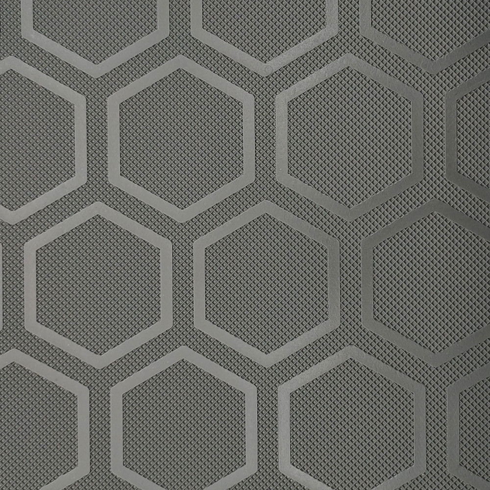 2 Ply non-slip wear-resistant hexagon six-bar pattern pvc conveyor belt