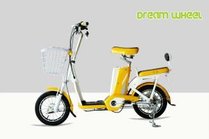 Wholesale 250W Lightweight Pedal Assist Electric Bike 16&quot; Two Wheels 48V Lithium Battery from china suppliers