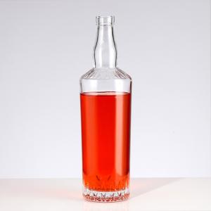 Wholesale Hot Stamping Glass Bottles for Customized Tequila Vodka Whiskey 50ml 700ml 1000ml from china suppliers