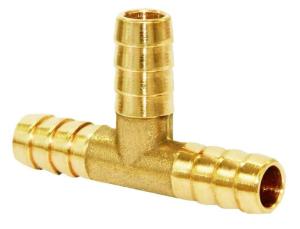 Wholesale 11/32'' ID 3 Way Brass Tee , ANSI Brass Hose Barb Tee from china suppliers