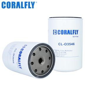 Wholesale Coralfly Construction Machinery Oil Filter LF33546 551257 B337 For Fleetguard from china suppliers