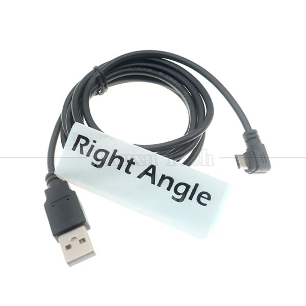 Customization 1m 2m 3m 90 Degree Right Angle Micro B V8 Connector to USB Extension Data Charger Cable
