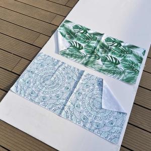 Wholesale Customized logo microfiber beach towel factory direct from china suppliers