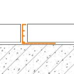 Matt Rose Gold Metal Tile Trims Straight Edge 12mm X 2.5m Size
