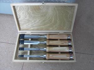 Wholesale 60crv Wood Carving Chisel Set 140mm Wooden Handle Material from china suppliers