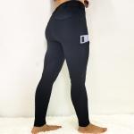 XXS - XL Womens Horse Riding Leggings Tights Black No Slip Silicone Printing