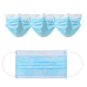 Wholesale Anti Droplet Disposable Blue Earloop Face Mask With Adjustable Nose Piece from china suppliers