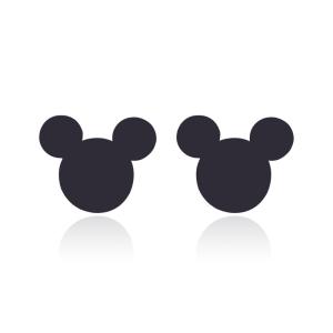 Wholesale New Fashion Cute Mickey Earrings Black Children Kids Jewelry Cartoon Mouse Animal Stud Earrings from china suppliers