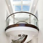TESIA Modern Glass Balustrade Railing For Apartment Balcony Deck Terrace