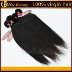 Long Straight Brazilian Virgin Human Hair Extensions Black 12'' - 32''