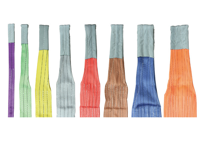 High Strength Low Weight Long Life Colorful Webbing Lifting Slings For Boat