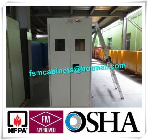 Wholesale Fire Resistance Gas Cylinder Storage Cabinet , Gas Detector Industrial Safety Cabinet from china suppliers