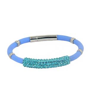 Wholesale Factory Direct Stainless Steel High Quality Silicone Bracelet Bangle LBI120-2 from china suppliers