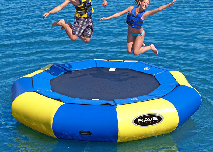 Custom 1000D DWF Water Toys Aqua Jump Inflatable Water Trampoline/ Floating Water Trampoline