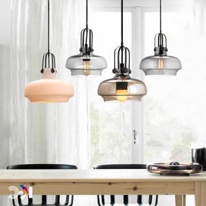 Wholesale Smoked glass ceiling pendant lamp fixtures Indoor decoration (WH-GP-26) from china suppliers
