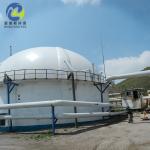 PVC Coated Fabric Dual Membrane Biogas Storage Balloon For Renewable Energy