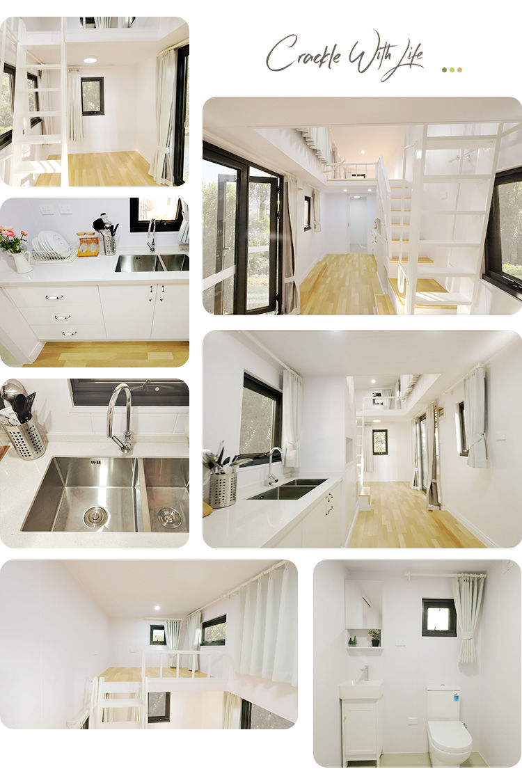 AS/NZS Standard Light Steel Affordable Kit Homes Prefab Ny Houses On Wheels For Sale​