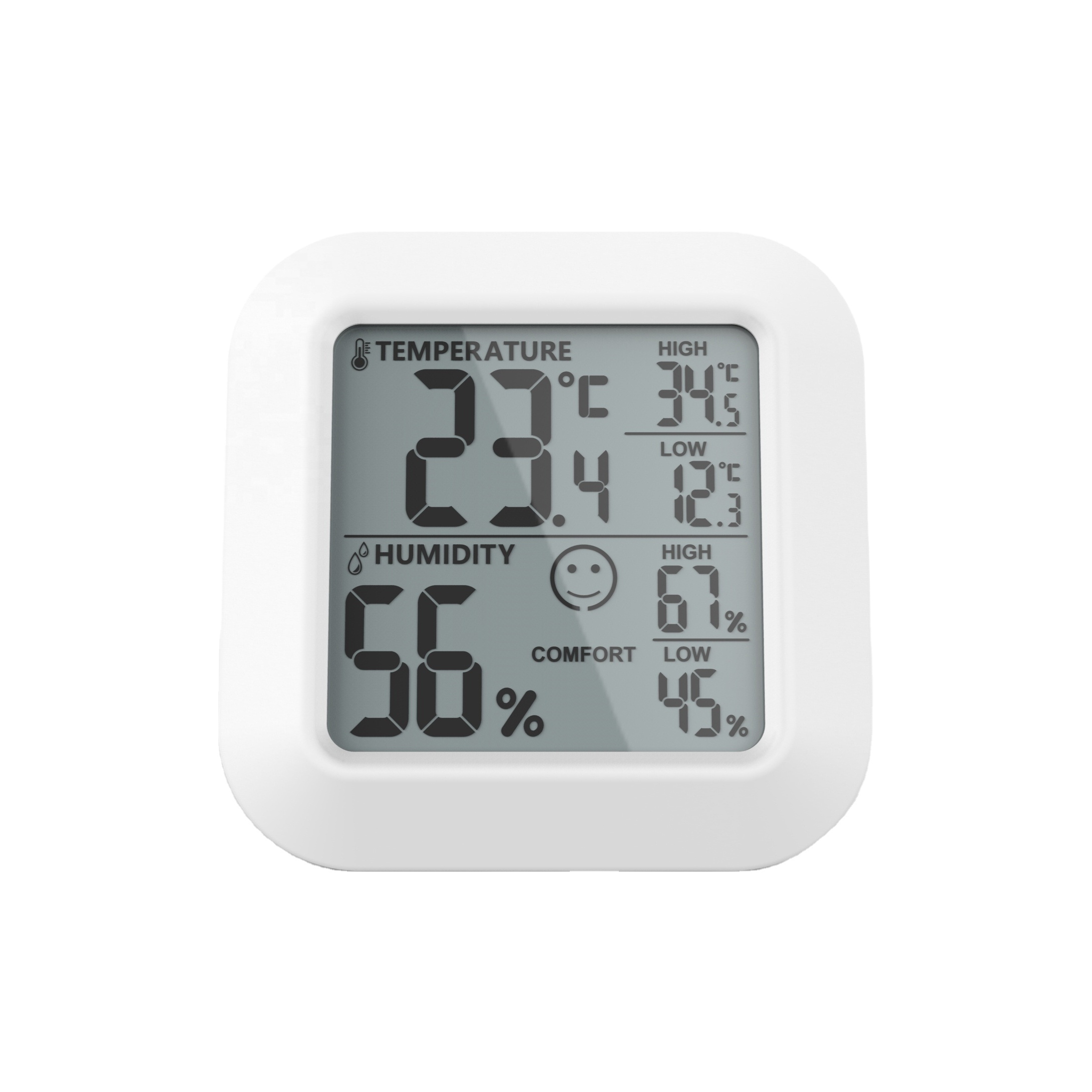 OEM Thermometer And Hygrometer Temperature Indoor Thermometer With Humidity LCD Display