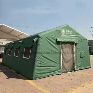 Wholesale OEM/ODM Large Convenient High Quality Outdoor Camping Green Inflatable Tent Relief Waterproof Oxford Tent from china suppliers
