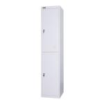 Two Doors 0.5mm Cold Rolled Steel Metal Wall Locker