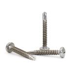 Stainless Steel Self Drilling Screw Round Head Self Tapping Metal Screws