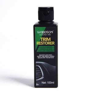 Wholesale Antiaging Aerosol Car Wax Spray Polish Black Plastic Trim Restorer 100ml from china suppliers