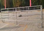 6 Rails Galvanized Steel Sheep Fence / Metal Cattle Fence For Rural Farm