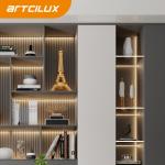 A2108 LED Glass Clip Light 200-3000mm Length 12.3mm Width 21mm Height DC12V/24V
