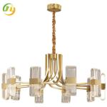 Nordic Luxury Simple Gold Classic Led Pendant Light Chandelier For Living Room
