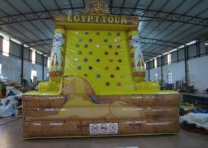 Wholesale Commercial Egypt Tower Tour Inflatable Rock Climbing Wall Inflatable Sport Game Waterproof Fireproof PVC 5 X 4 X 6m from china suppliers