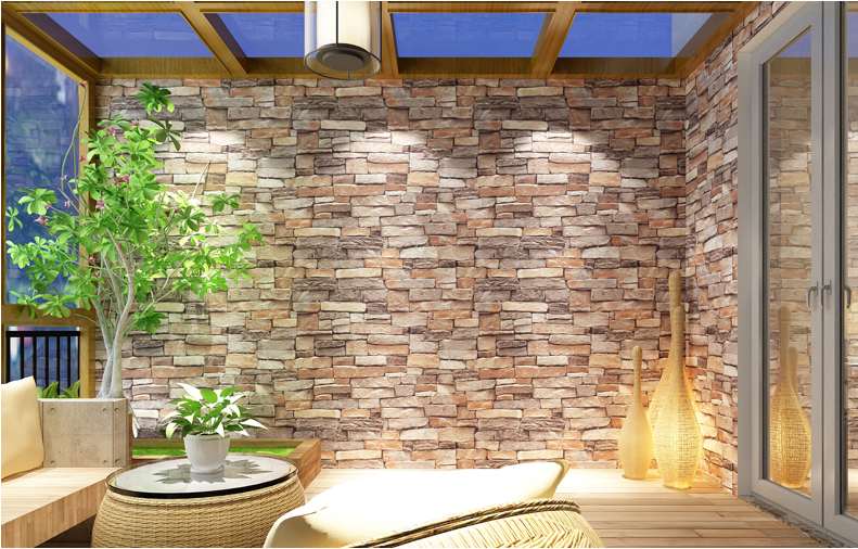 Commerce Waterproof Vinyl Wallpaper Sticker for Bathroom and Kitchen Decoration Adhesive Installation Resistant to Moisture