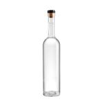 Customized Transparent Glass Gin Bottle 500ml 750ml Frosted Spirit Liquor Vodka