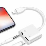 3.5 mm Headphone Jack Adapter Charger Converter 2 in 1 DC 3.5mm Earphone Audio