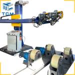 Double grinding heads high efficiency industrial tank vessel automatic polishing