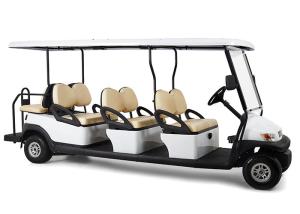 Wholesale Rear Drum Brake 6 Passenger Electric Golf Cart With Foldable Windshield from china suppliers